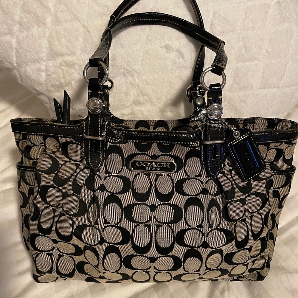 Coach Black Tote purse